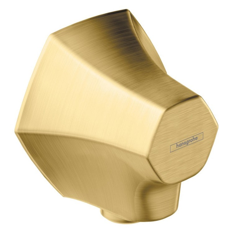 Wall Outlet Locarno Supply Elbow Brushed Gold Optic for Handshower Holder