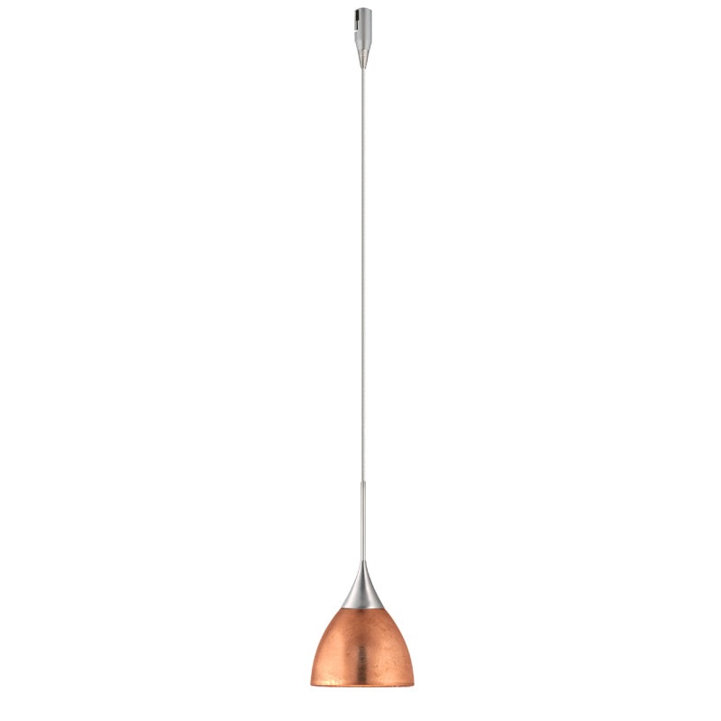 Besa RXP-1758CF-SN Divi One Light Pendant Satin Nickel
