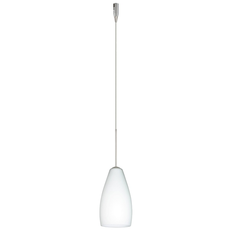 Besa RXP-719807-SN Karli One Light Pendant Satin Nickel