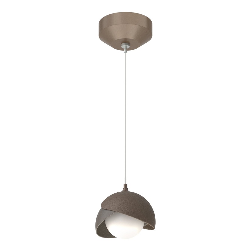 Brooklyn Double Shade Low Voltage Mini Pendant Bronze Dark Smoke