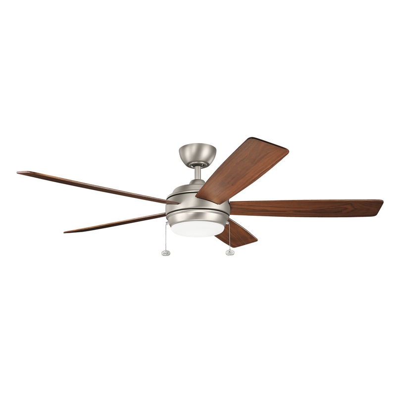 Kichler 330180NI 60″ Ceiling Fan, Brushed Nickel