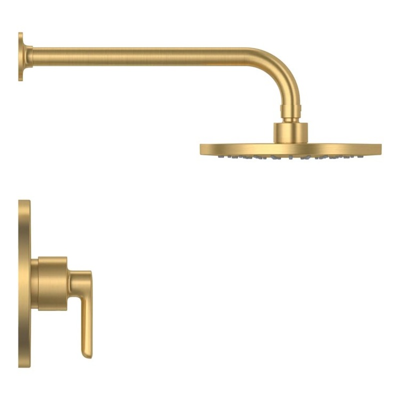 Shower Trim Studio S with Pressure Balance Cartridge 1 Lever Brushed Cool Sunrise CALGreen WaterSense CEC ADA 1.8 Gallons per Minute Rain