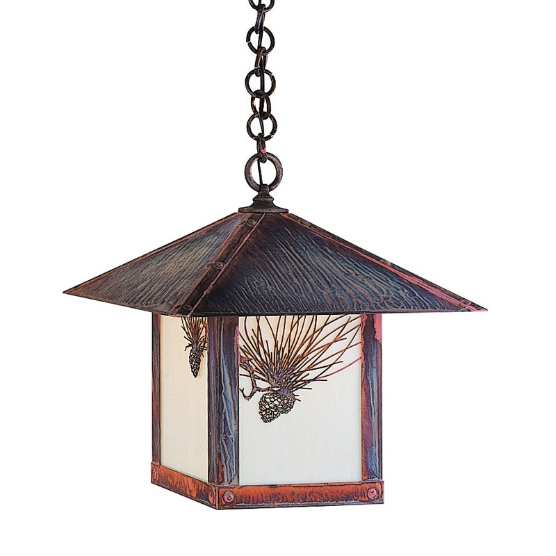 Arroyo EH-16PFOF-RC Evergreen One Light Pendant Raw Copper