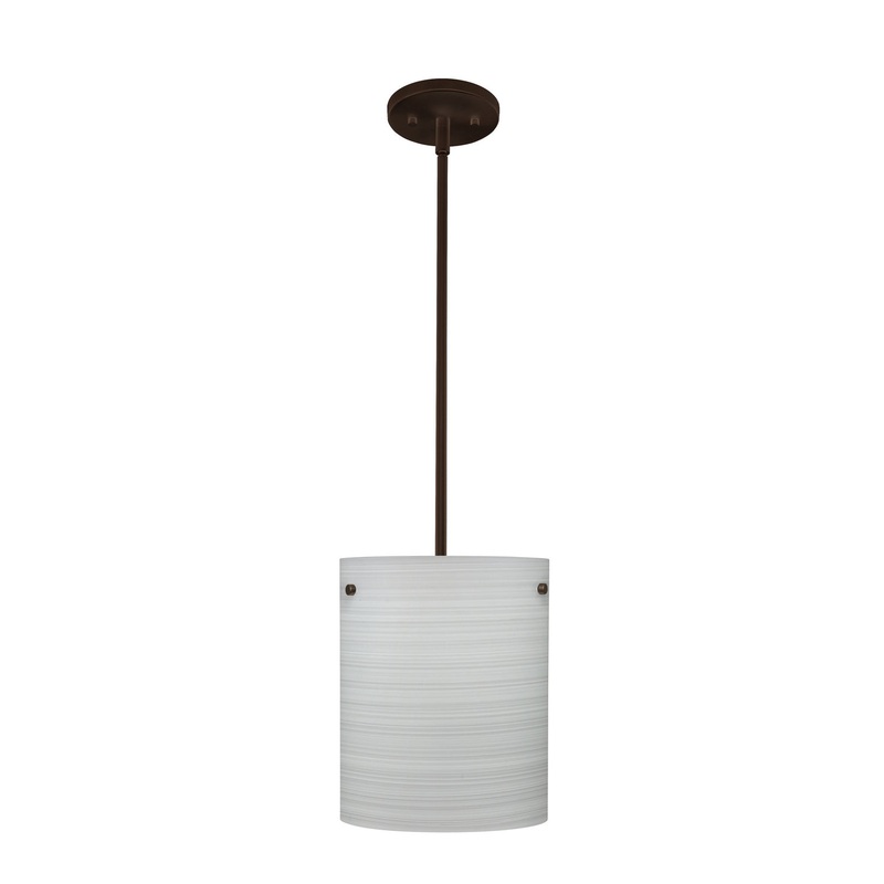 Besa 1TT-4006KR-LED-BR Tamburo One Light Pendant Bronze