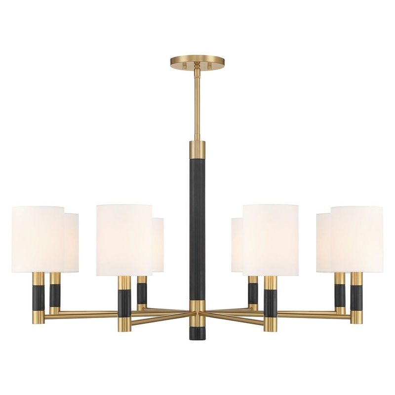 Conrad 8-Light Chandelier Warm Brass