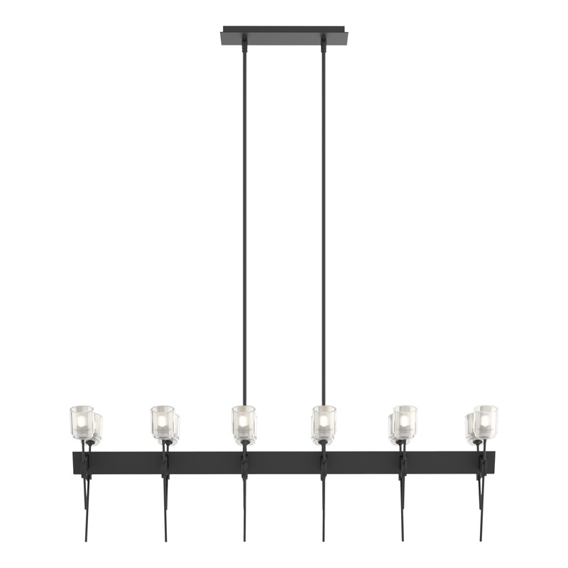 Echo 12-Light Linear Pendant Black