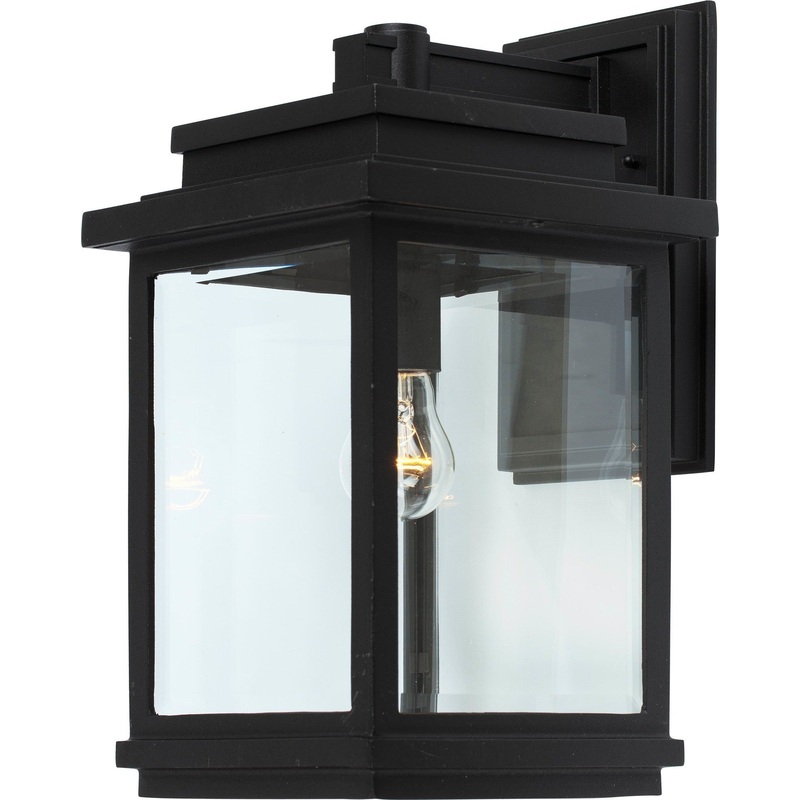 Freemont Stem Outdoor Wall Light – Black / 16.00