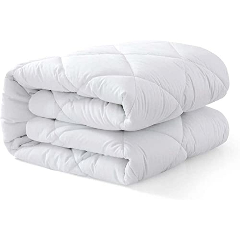 IMFAA Coprimaterasso trapuntato di protezione, extra profondo, non rumoroso, antibatterico, 50% cotone 50% poliestere Poliestere 100% poliestere Cotone, Single-40Cm Deep