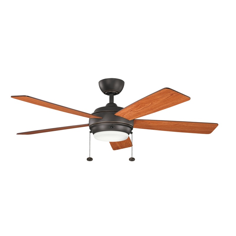 Kichler 330174OZ 52″ Ceiling Fan, Olde Bronze