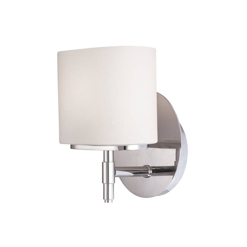 One Light Bath Bracket from the Trinity Collection in Polished Chrome Finish by Hudson Valley