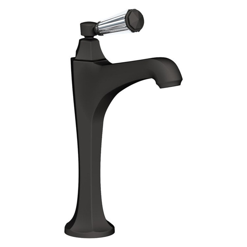 Vessel Faucet Metropole 1 Lever ADA Flat Black 1.2 Gallons per Minute Faucet Height 11-1/2 Inch