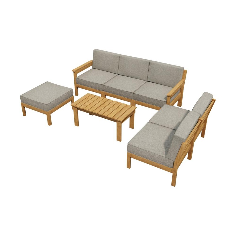 7PCS Outdoor Sofa Set Garden Lounge Setting