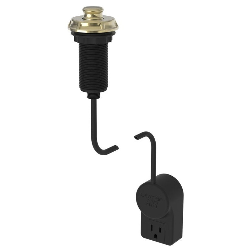 Air Activation Switch Gavin Disposer with Power Adapter French Gold PVD Brass