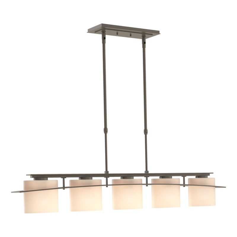 Arc Ellipse 5-Light Pendant Dark Smoke