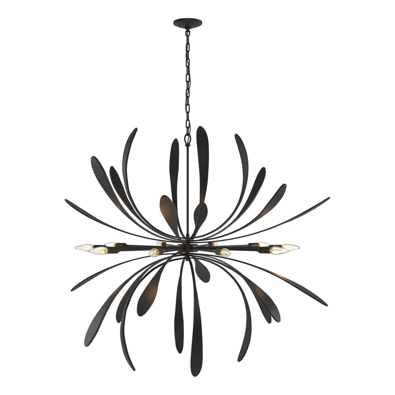 Dahlia Large Chandelier Black