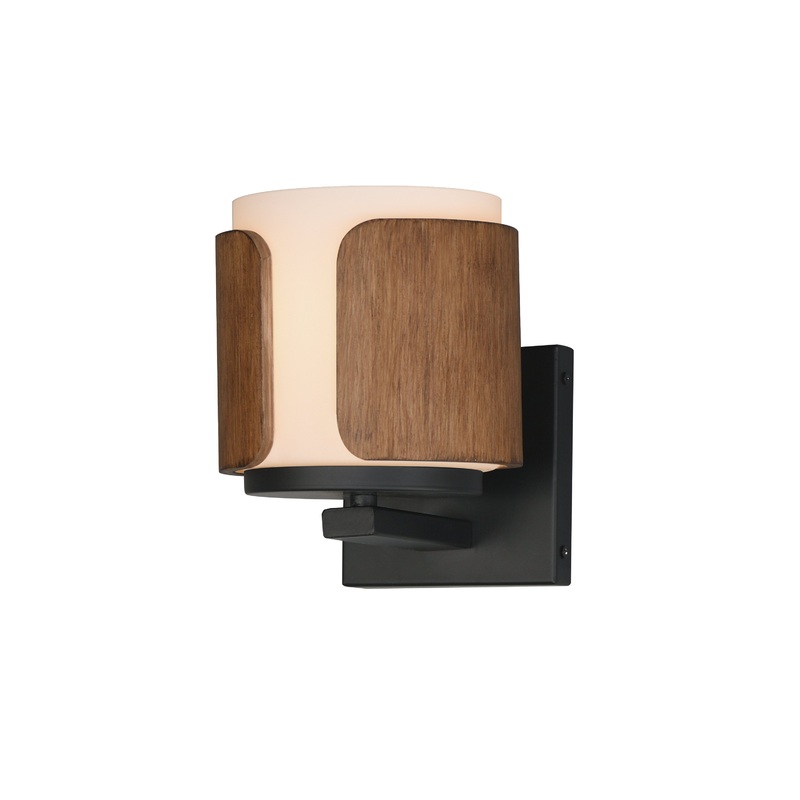 Draughtsman Wall Sconce Walnut / Black