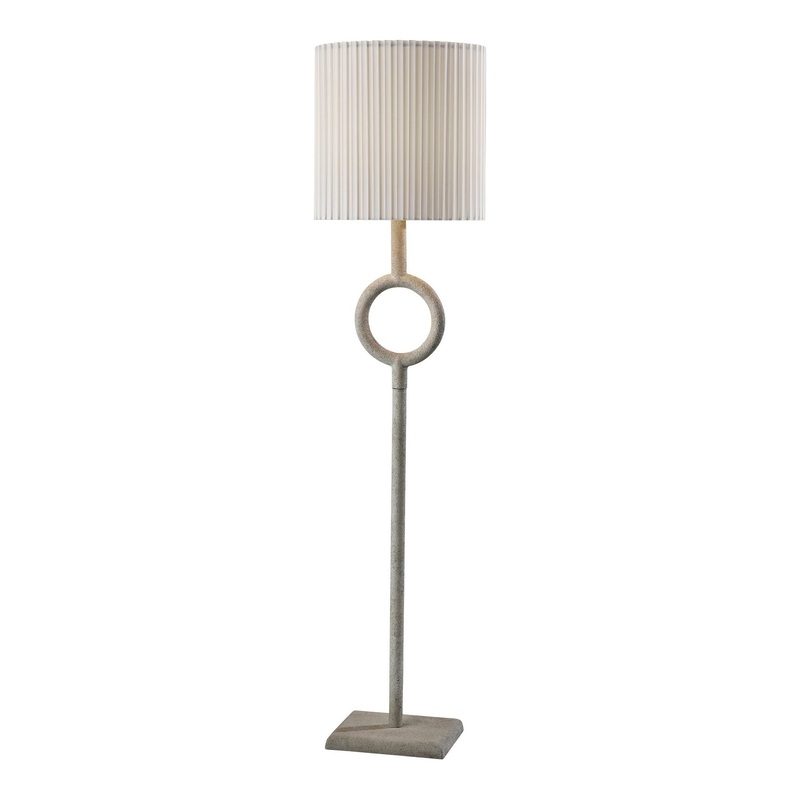 Elizabeth Floor Lamp Painted Stone Texture