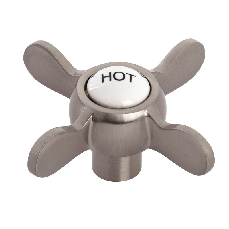 Essex KSH113SNH Hot Metal Cross Handle, Brushed Nickel