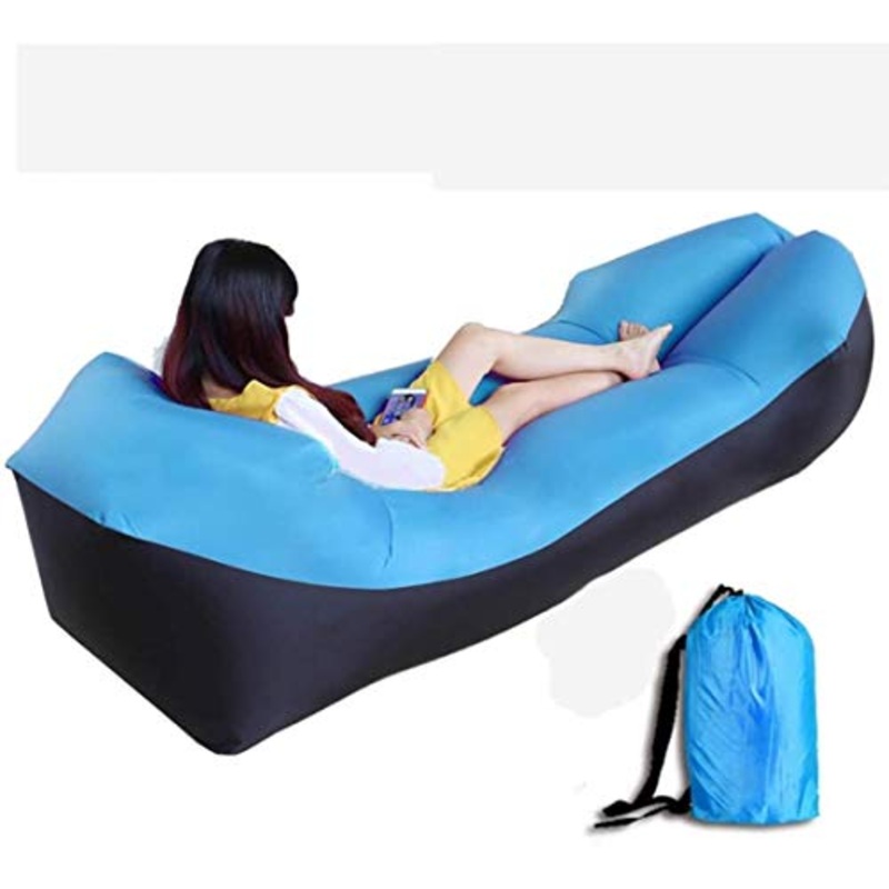 Lettino da Viaggio Lettino da Viaggio Gonfiabile Divano, Gonfiabile Lounger, Aria Lounger, Aria Divano Hammock Impermeabili e durevoli alle Portable Pacchetto Cuscinetto 200kg 5-23