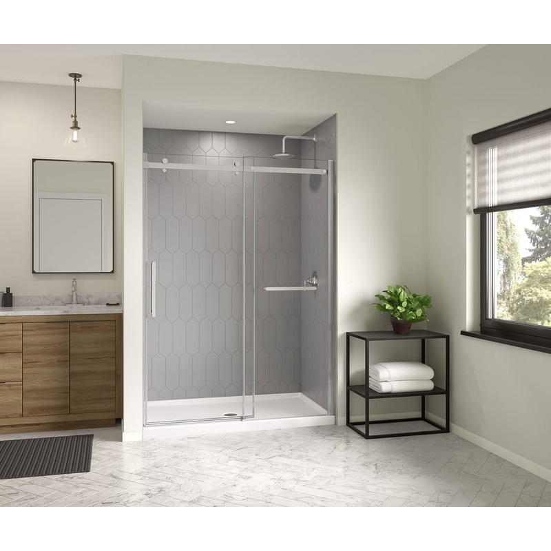 MAAX 106763-000-002-000 Icon 6036 AcrylX Alcove Shower Base with Center Drain in White