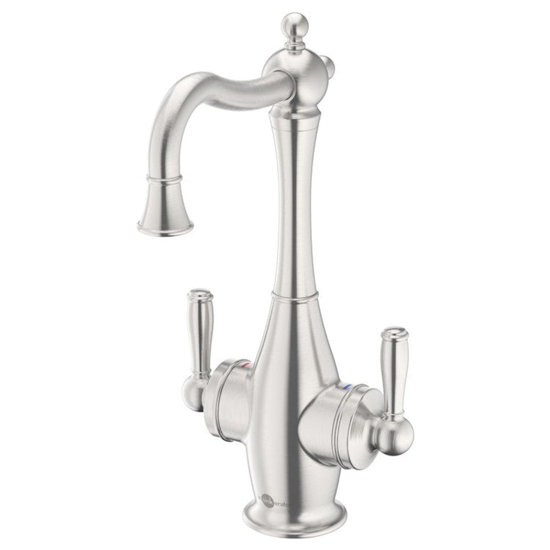 Water Dispenser Showroom Traditional 2020 Instant 2 Lever ADA Mid Arc Swivel 360 DEG Stainless Steel