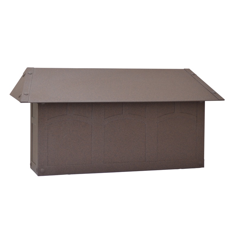 Arroyo EMBL-RB Evergreen Mail Box Rustic Brown