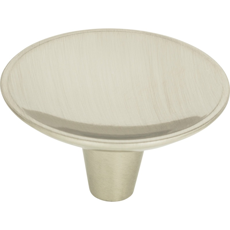 Atlas Homewares Dap Round Knob 2 Inch Brushed Nickel