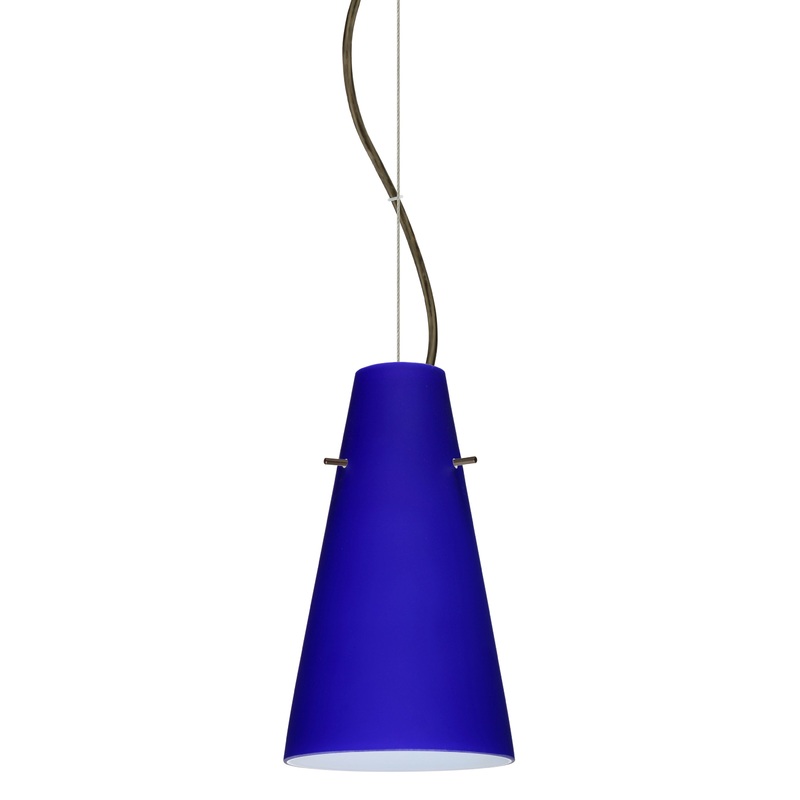 Besa 1KX-4124CM-BR Cierro One Light Pendant Bronze
