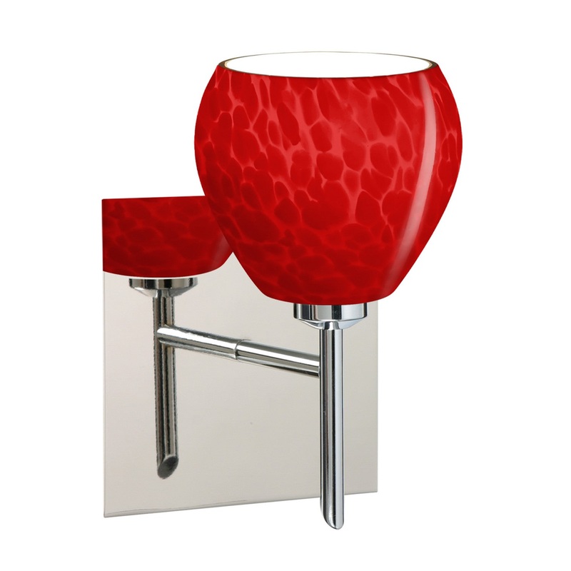 Besa 1SW-5605RC-CR-SQ Besa Tay Tay Mini Sconce with Square Canopy One Light Wall Sconce Chrome