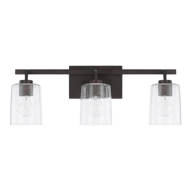 Capital Lighting 128531BZ-449 Greyson 3 Light Vanity Bronze