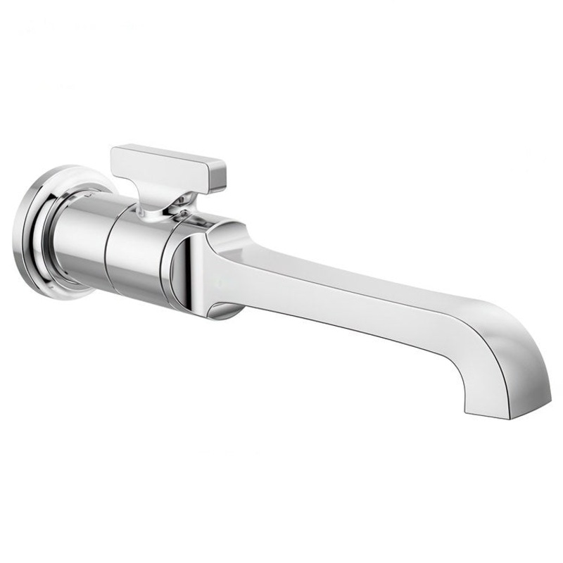 Lavatory Faucet Tetra Wall Mount ADA WaterSense Lumicoat Chrome 1.2 Gallons per Minute