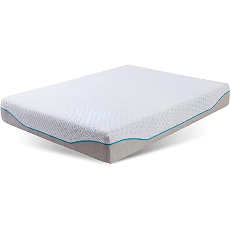Movian – Materasso francese in memory gel a 9 zone con coprimaterasso sfoderabile, 140 x 200 x 25 cm