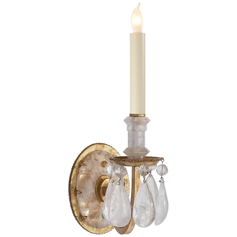 One Light Wall Sconce from the Elizabeth Collection in Gilded Iron Finish by Visual Comfort Signature
