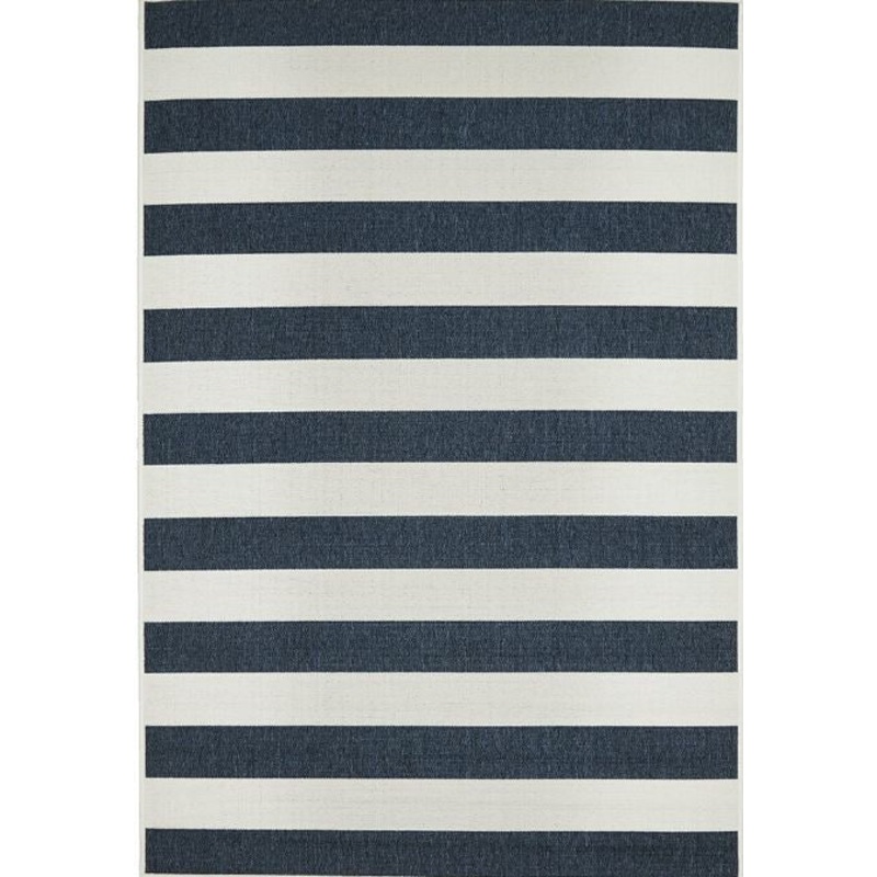 Seaside 4444 Navy White by Rug Culture-280X190CM – RECTANGLE