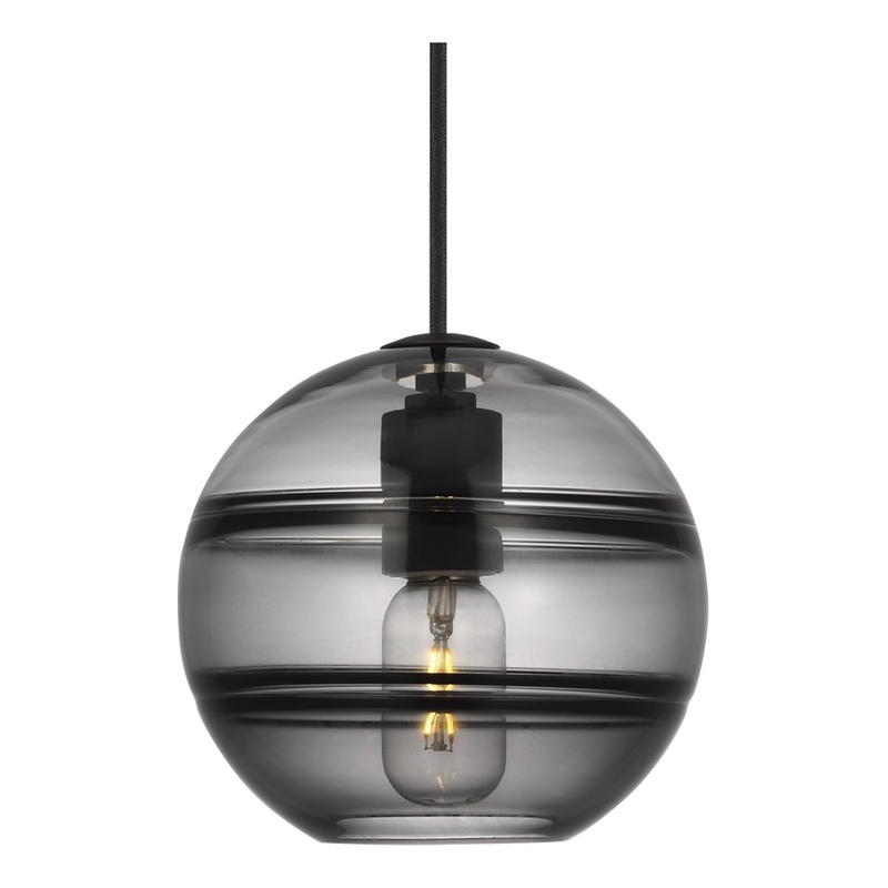Sedona Medium Pendant Nightshade Black Smoke None