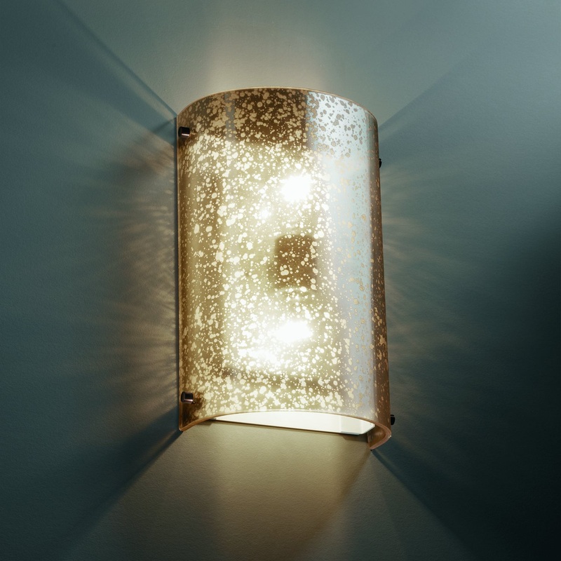 Wall Sconce from the Fusion Collection in Dark Bronze Finish by Justice Designs