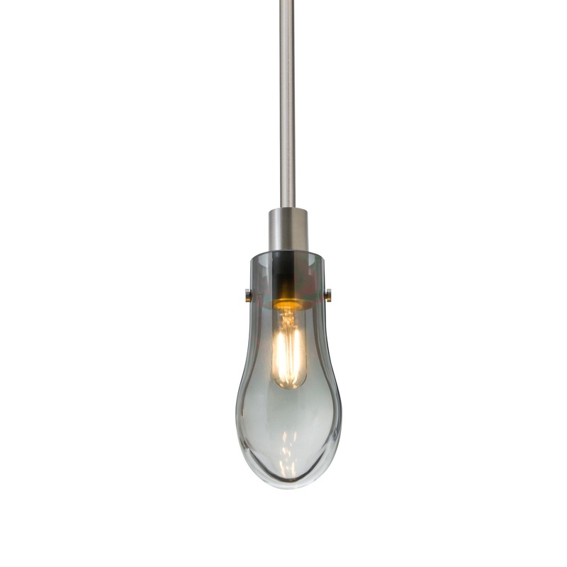 Besa 1TT-WISHSM-EDIL-SN Wish One Light Pendant Satin Nickel