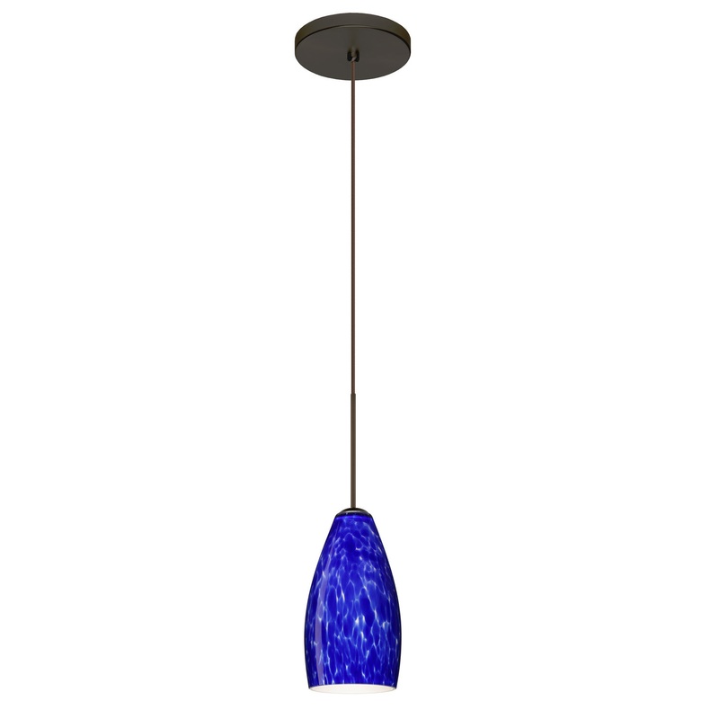 Besa 1XT-719886-LED-BR Karli One Light Pendant Bronze