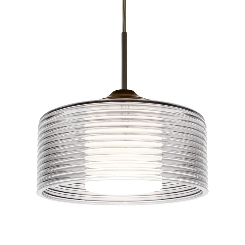 Besa J-BELUCL-LED-BR Besa Belu Pendant LED Pendant Bronze