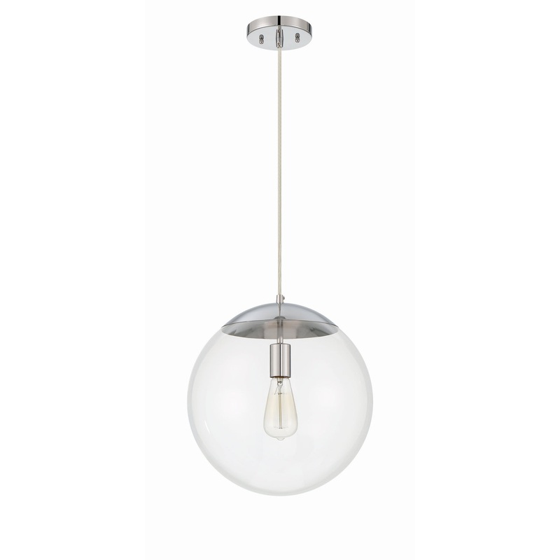 Craftmade 56893-CH Gaze One Light Pendant Chrome