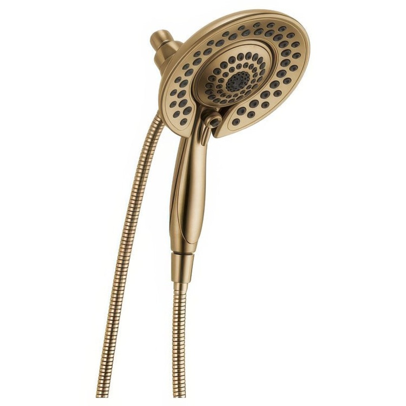 Handshower/Showerhead Combination Universal Lumicoat Champagne Bronze In2ition 5 Setting Two in One