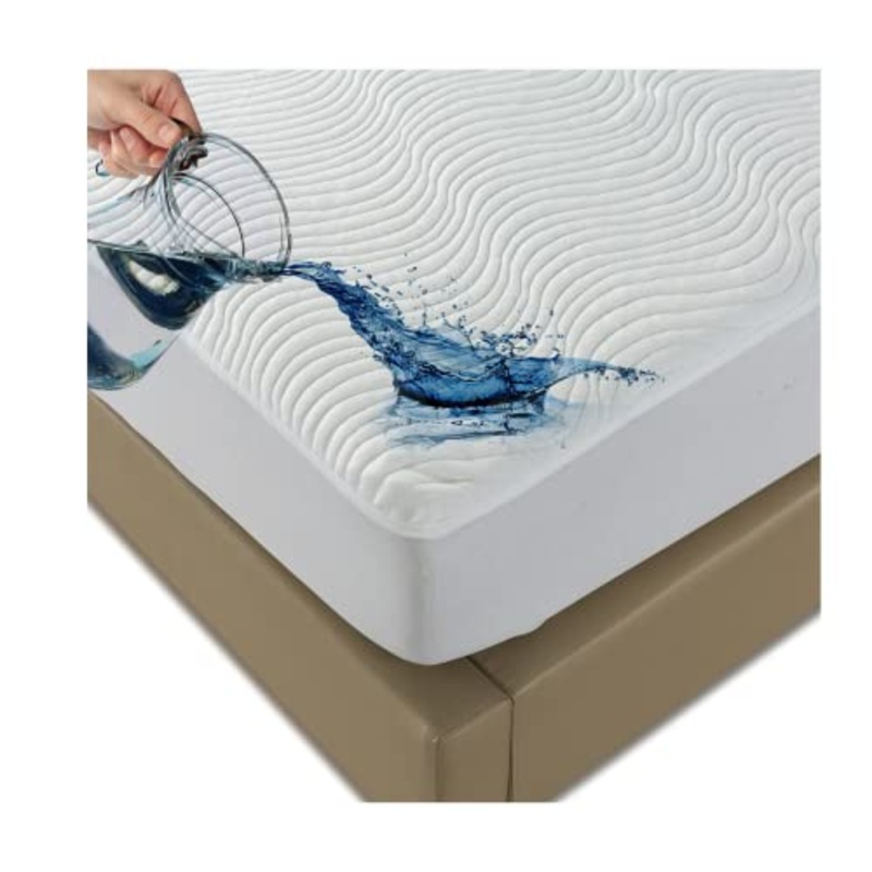 HIGH LIVING Coprimaterasso impermeabile in bamb di alta qualit, 100% tessuto di bamb, anallergico, non rumoroso, a prova di cimici