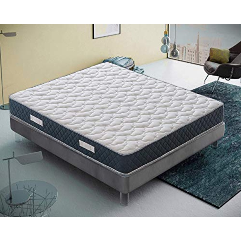 Materassiedoghe  Materasso Singolo in Memory Foam  Alto 21 cm  11 Zone Differenziate, Presidio Medico Classe I con DETRAZIONE FISCALE (Singolo, 105×190)