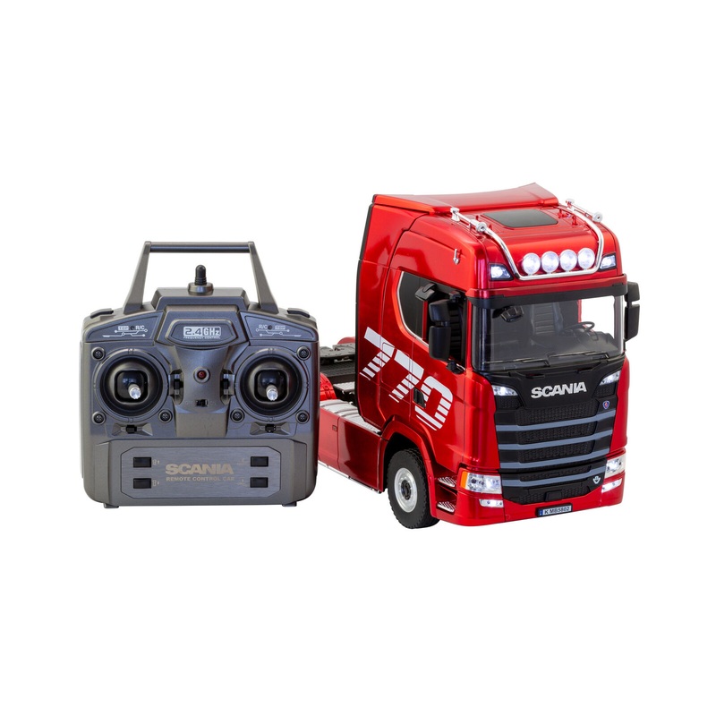 Scania Licensed Remote Control Trailer Head Truck with Lights, Sounds & Steering Adjustment