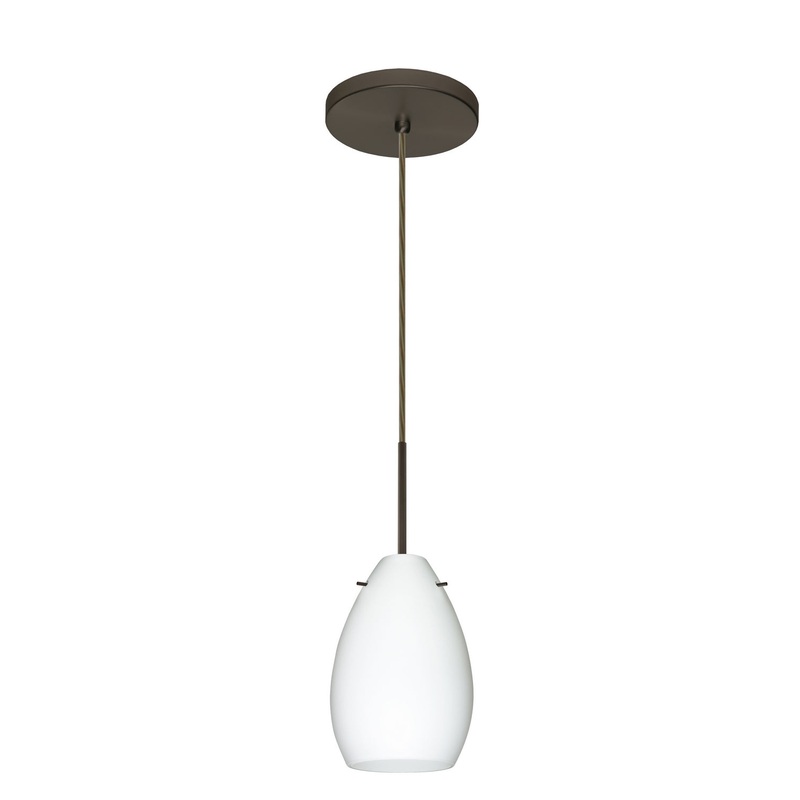 Besa 1BT-171307-HAL-BR Pera One Light Pendant Bronze (Discontinued)