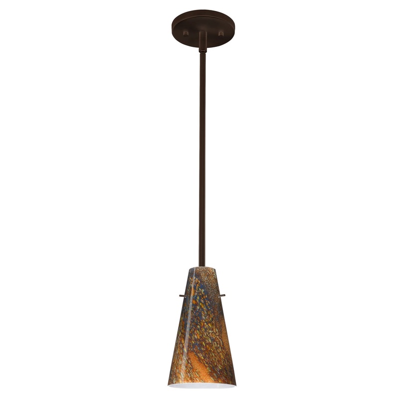 Besa 1TT-4124CE-BR Cierro One Light Pendant Bronze (Discontinued)