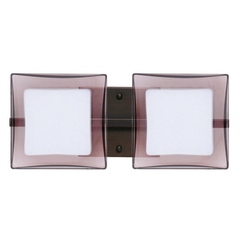 Besa 2WS-773591-BR Alex Two Light Wall Sconce Bronze (Discontinued)