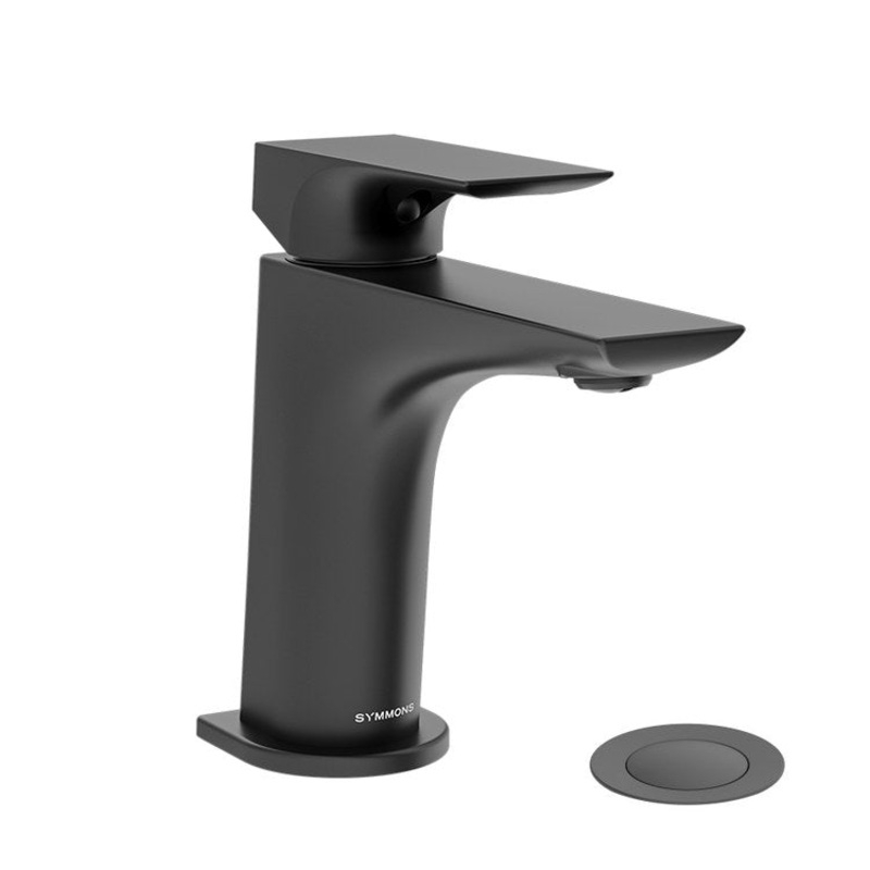 Lavatory Faucet Verity 1 Lever ADA WaterSense Matte Black 1.0 Gallons per Minute Metal