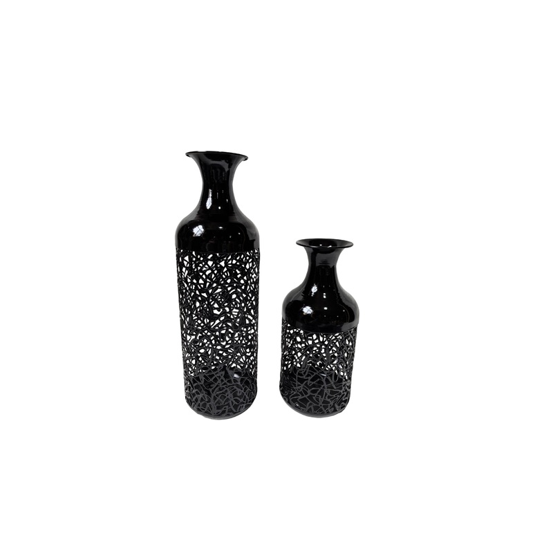 Maya Vase – Set of 2 – Black