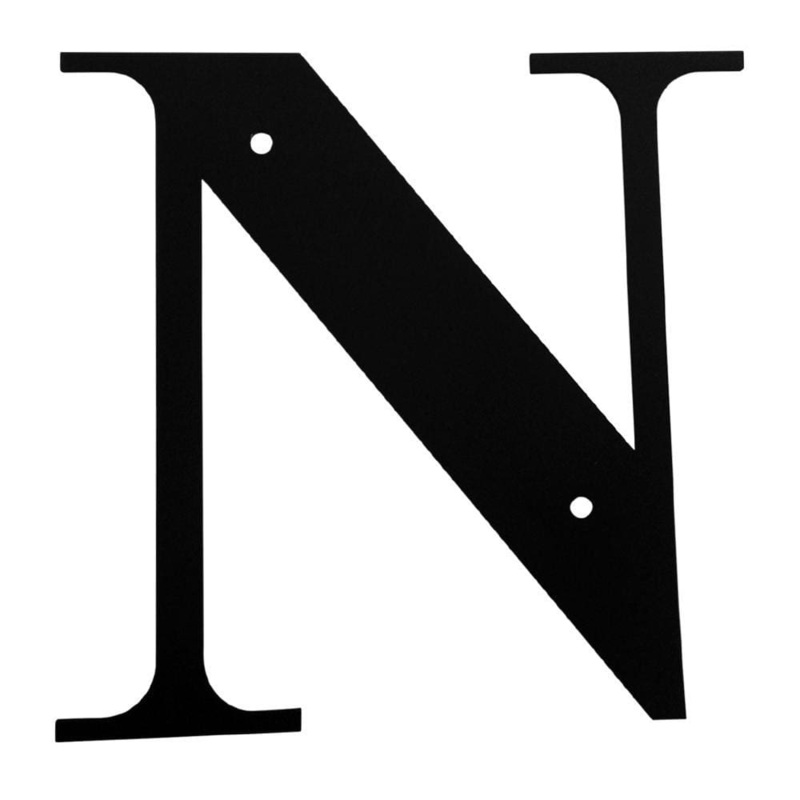 Village Wrought Iron LET-N-S Letter N Small